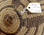 Pima Basket with Whirling Logs Design c. 1910s, 4.5" x 13.5"