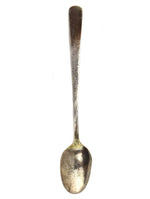 Navajo - Ingot Silver Spoon with Stamped Whirling Logs and Arrow Design c. 1900-20s, 6.75" x 1.125"