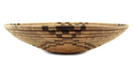 Large Apache Basket with Geometric Design c. 1950s, 4.75" x 20"