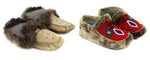 2 Pairs of Alaskan Moccasins with Seal Fur c. 1950-60s