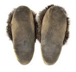 2 Pairs of Alaskan Moccasins with Seal Fur c. 1950-60s