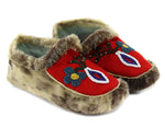 2 Pairs of Alaskan Moccasins with Seal Fur c. 1950-60s