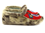 2 Pairs of Alaskan Moccasins with Seal Fur c. 1950-60s