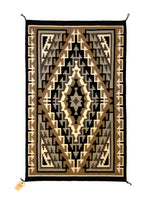 Emma Begay - Navajo Two Grey Hills c. 1990, 56.25" x 35.5"