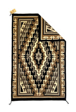 Emma Begay - Navajo Two Grey Hills c. 1990, 56.25" x 35.5"