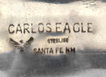 Carlos Aguilar Eagle - Ottawa - Multi-Stone Inlay and Sterling Silver Bracelet c. 1970s, size 6.25