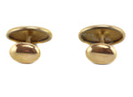 Krementz & Co - Pair of 14K Gold Overlay Cufflinks, 0.75" x 0.5"