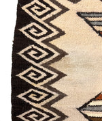 Navajo Double Saddle Blanket c. 1950-60s, 57.5" x 31.75"
