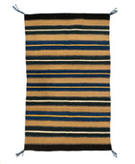 Rueben Sequaptewa - Hopi Banded Rug c. 1940-50s, 58" x 36"
