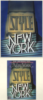 Dennis Ziemienski - The Style of New York - For New York Magazine