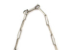 Theresa Waseta - Zuni - Multi-Stone Inlay and Silver Link Necklace with Maiden Design c. 1960s, 23.5" length