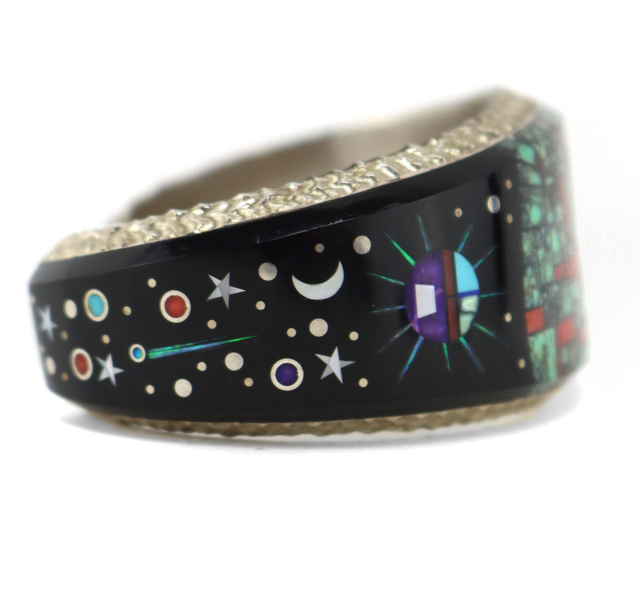 Alvin Yellowhorse (b. 1968) - Navajo - Multi-Stone Mosaic Micro-Inlay