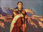 Ray Roberts - Young Woman with a Classic Blanket