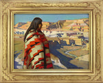 Ray Roberts - Woman from Wahweap in a Transitional Blanket