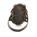 Navajo - Turquoise and Silver Ring c. 1940-50s, size 5.75