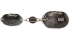 Navajo - Sterling Silver Link Concho Belt with Stamped Design c. 1940-50s, fits up to 30.5" size waist