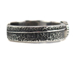 Isiah M. Begay - Navajo - Contemporary Morenci Turquoise and Silver Tufacast Bracelet, size 6.25
