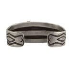 Navajo - Turquoise and Silver Bracelet c. 1920-30s, size 7