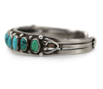 Navajo - Turquoise and Silver Bracelet c.1930s, size 6.75