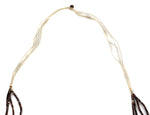 Santo Domingo (Kewa) - 4-Strand Turquoise, Spiny Oyster, and Pen Shell Heishi Necklace c. 1960s, 34" length