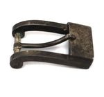 Pat Areias - Lizard Leather and Silver Belt with Mexican Silver Belt Buckle