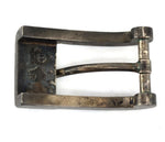 Pat Areias - Lizard Leather and Silver Belt with Mexican Silver Belt Buckle