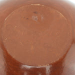 Dominguita Sisneros (b. 1942) - San Juan Redware Micaceous Jar with Carved Design c. 1970-80s, 5.75" x 8"