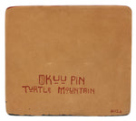 Jason D. "Okuu Pin" Garcia  - Santa Clara Polychrome Tile c. 1990s, 5.25" x 4.5"