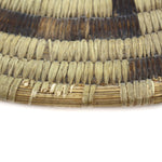 Large Tohono O'odham Lidded Pictorial Basket with Animals and Whirling Logs c. 1930-40s, 11.5" x 16.5"