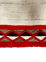 Navajo Double Saddle Blanket c. 1890-1900s, 42" x 35" (T6504)