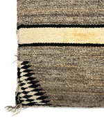 Large Pillow with c. 1920s Navajo Crystal Textile, 31" x 30" x 3.75"