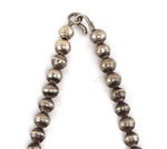 Navajo - Turquoise and Silver Squash Blossom Necklace c. 1960-70s, 26" length