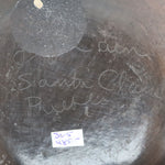 Elizabeth Joy Cain (b. 1947) - Santa Clara Black Jar with Carved Design c. 1970-80s, 4.5" x 6.25"