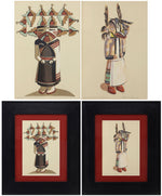 Louie Ewing (1908-1983) - Pair of Kachina Portraits