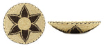 Tohono O'odham Basket with Squash Blossom Pictorial c. 1960s, 2.25" x 10"