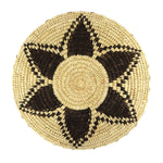 Tohono O'odham Basket with Squash Blossom Pictorial c. 1960s, 2.25" x 10"