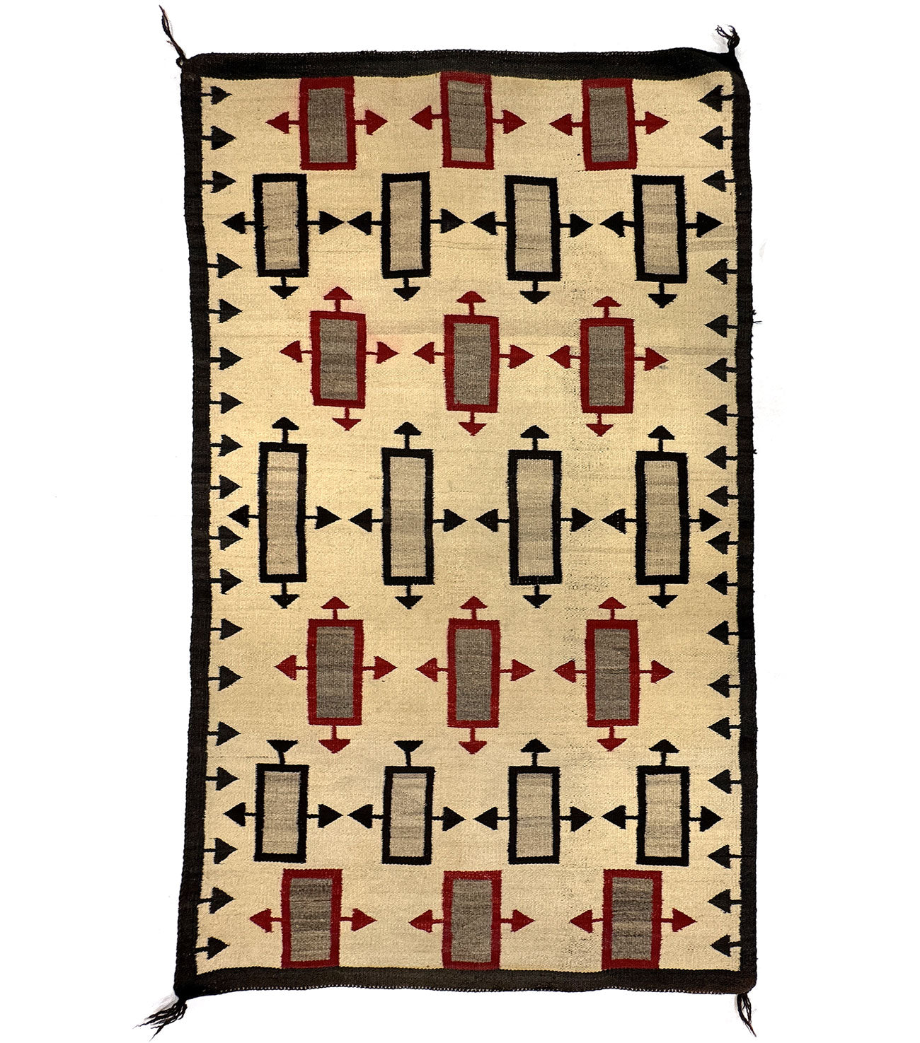 71x39 Inch Rug Navajo Crystal Rug c. 1915-20, 71