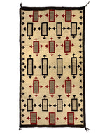 Navajo Crystal Rug c. 1915-20, 71" x 39"
