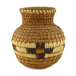 Della Cruz (Tohono O'odham) - Polychrome Olla with Flower Pictorials c. 1980s, 6.75" x 6"