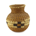 Della Cruz (Tohono O'odham) - Polychrome Olla with Flower Pictorials c. 1980s, 6.75" x 6"