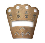 Mexican - Silver Hair Clip c. 1940-50s, 3.375" x 3.25"