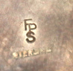 Sam Patania - Sterling Silver French Hook Earrings c. 1980s, 2.75" x 0.75"