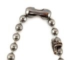 Cody Sanderson (b. 1964) - Navajo - Sterling Silver Beaded Necklace with Naja Pendant c. 2000s, 24" length
