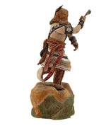 Melvin Miles - Contemporary Navajo Wood Carved "Yei Bi Chei" Dancer Kachina, 11" x 5.5" x 4.5"