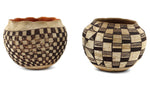 Pair of Acoma Jars with Checkered Designs c. 1920s