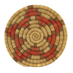 Hopi Polychrome Coil Plaque c. 1900s, 11.5" diameter