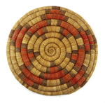 Hopi Polychrome Coil Plaque c. 1900s, 11.5" diameter