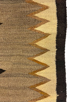 Navajo Crystal Rug c. 1910s, 113.75" x 58"