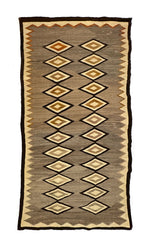 Navajo Crystal Rug c. 1910s, 113.75" x 58"