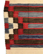 Navajo Third Phase Chief's Blanket with Indigo Dye c. 1890-1920s, 46.5" x 58"